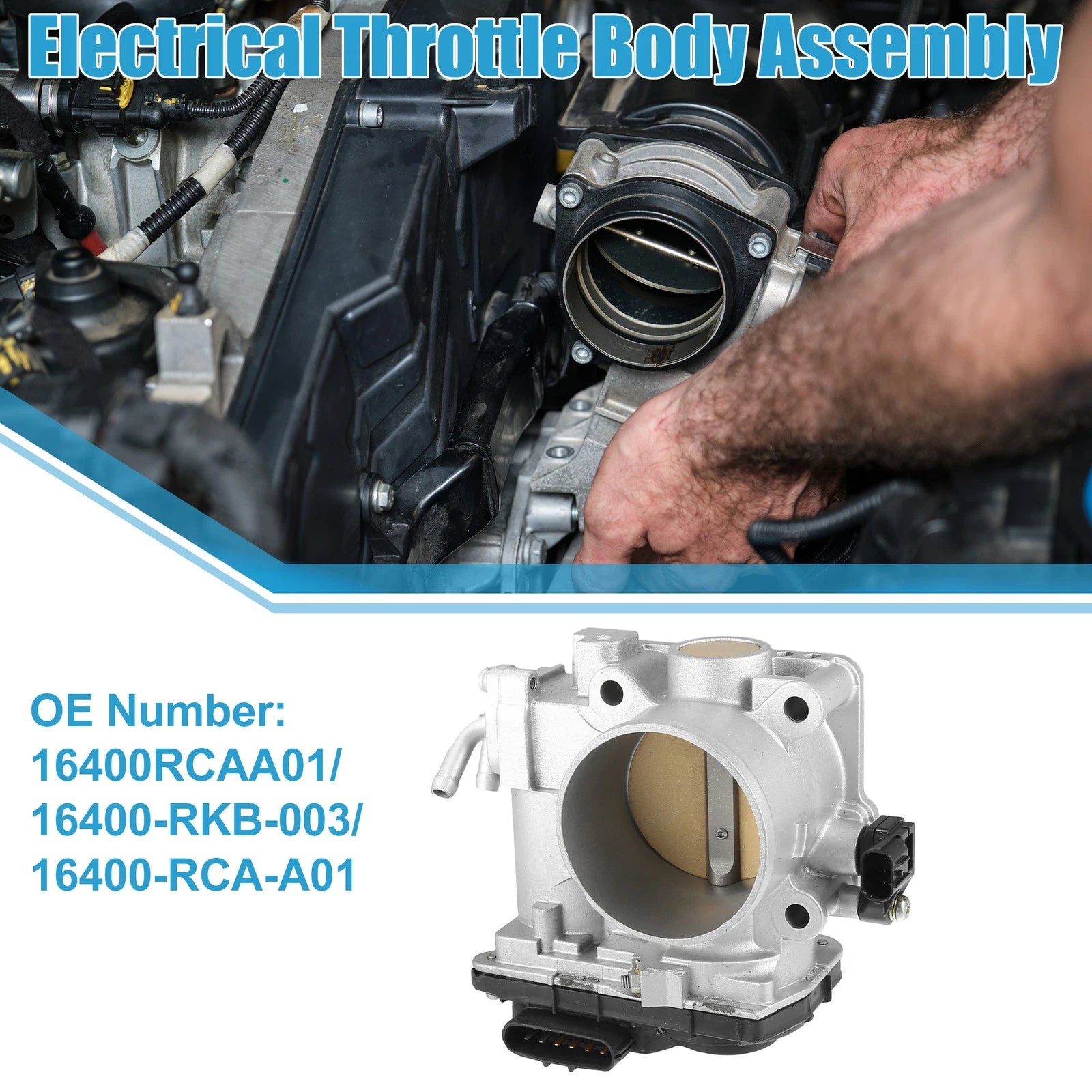 Electronic Throttle Body No. 16400RCAA01 for Honda Accord 3.0L (2003–2007)