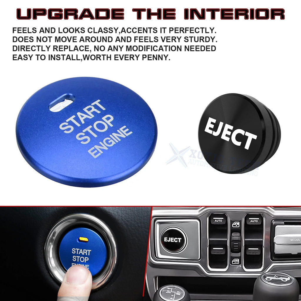Engine Start & Cigarette Eject Button Trim for Mazda 3 6 CX-3 (2014-2019)