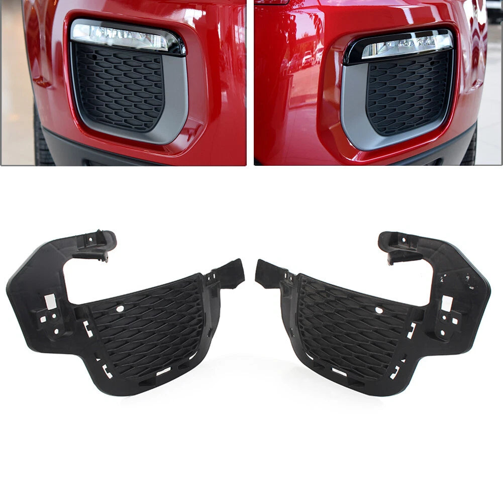 1 Pair Front Bumper Fog Light Cover for Land Rover Range Rover Evoque (2016–2018)