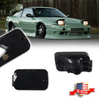 2X Smoke Lens Front Position Parking Signal Lights for Nissan 240SX (1989–1994)