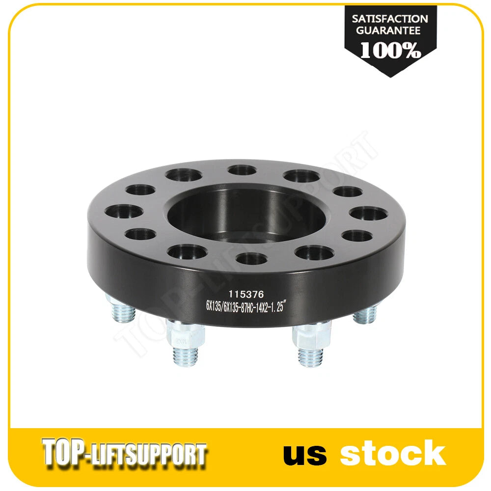 Set of 4 Wheel Spacers for Ford F-150 (2004–2014) 1.25 Inch Hub Centric