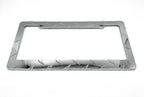 License Plate Frame Chrome Diamond Plate for Car Truck SUV (Universal)