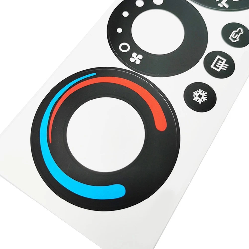 AC climate control repair button decal sticker for Pontiac Torrent (2005–2006)
