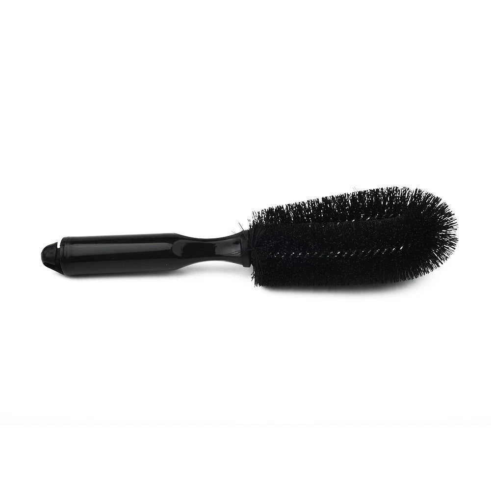 Alloy Wheel Brush for Car Cleaning with Soft Bristle Handle Grip