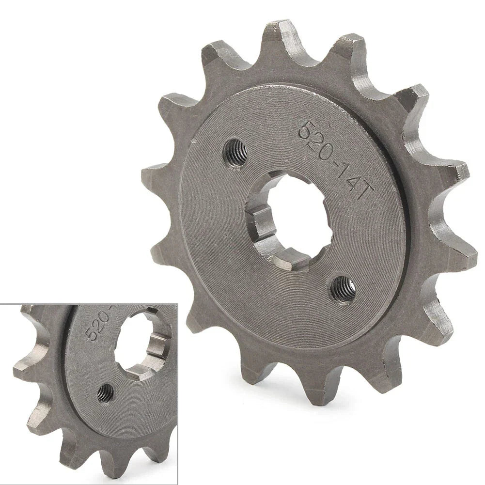 14T Front Sprocket Cog for 125cc-250cc Dirt Pit Bike ATV Go Kart