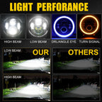 7" LED Headlight for Jeep Wrangler Yamaha Road Star