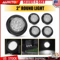 2" White LED Side Marker Lights for Truck Trailer (5-25X)