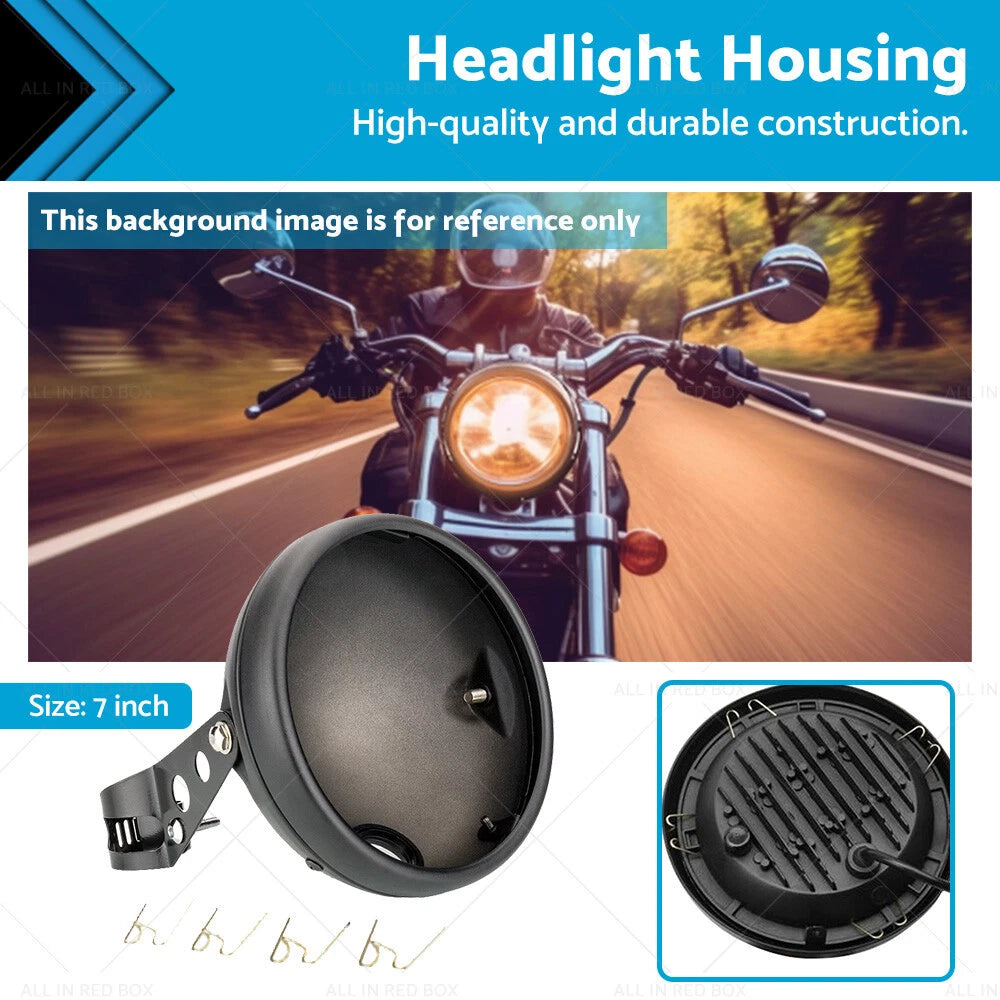 7" Headlight Bucket Housing Bracket for Harley Motorcycle
