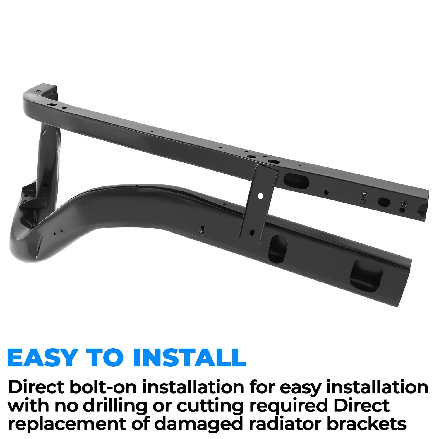 Left Radiator Support Steel Rail for Ram 1500/2500/3500 (2009–2024)