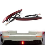 2X Rear Bumper DRL Turn Signal Light Brake Lamp for Honda Accord (2023–2024) Red