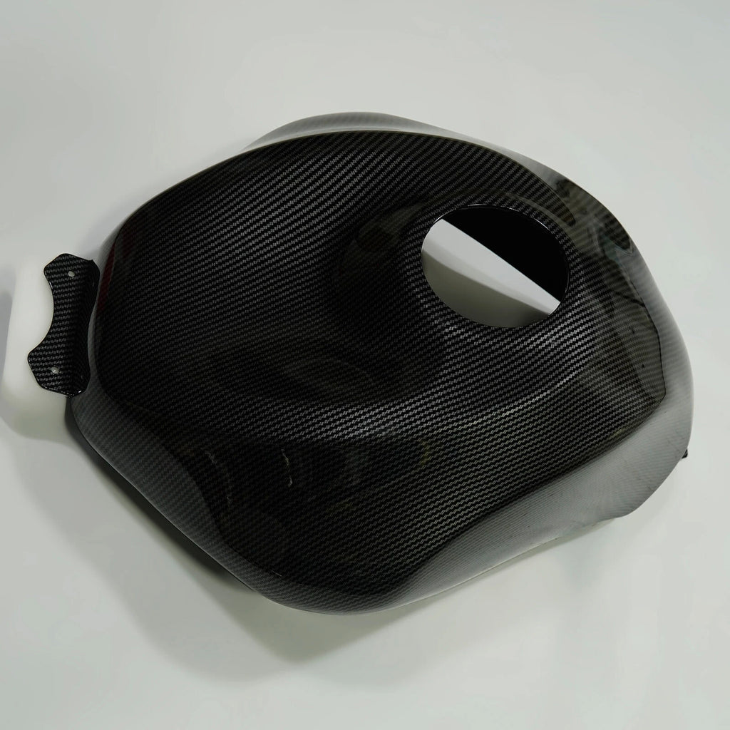 Carbon Fiber Painted Fuel Gas Tank Cover for Kawasaki Ninja ZX-6R (2009–2025)