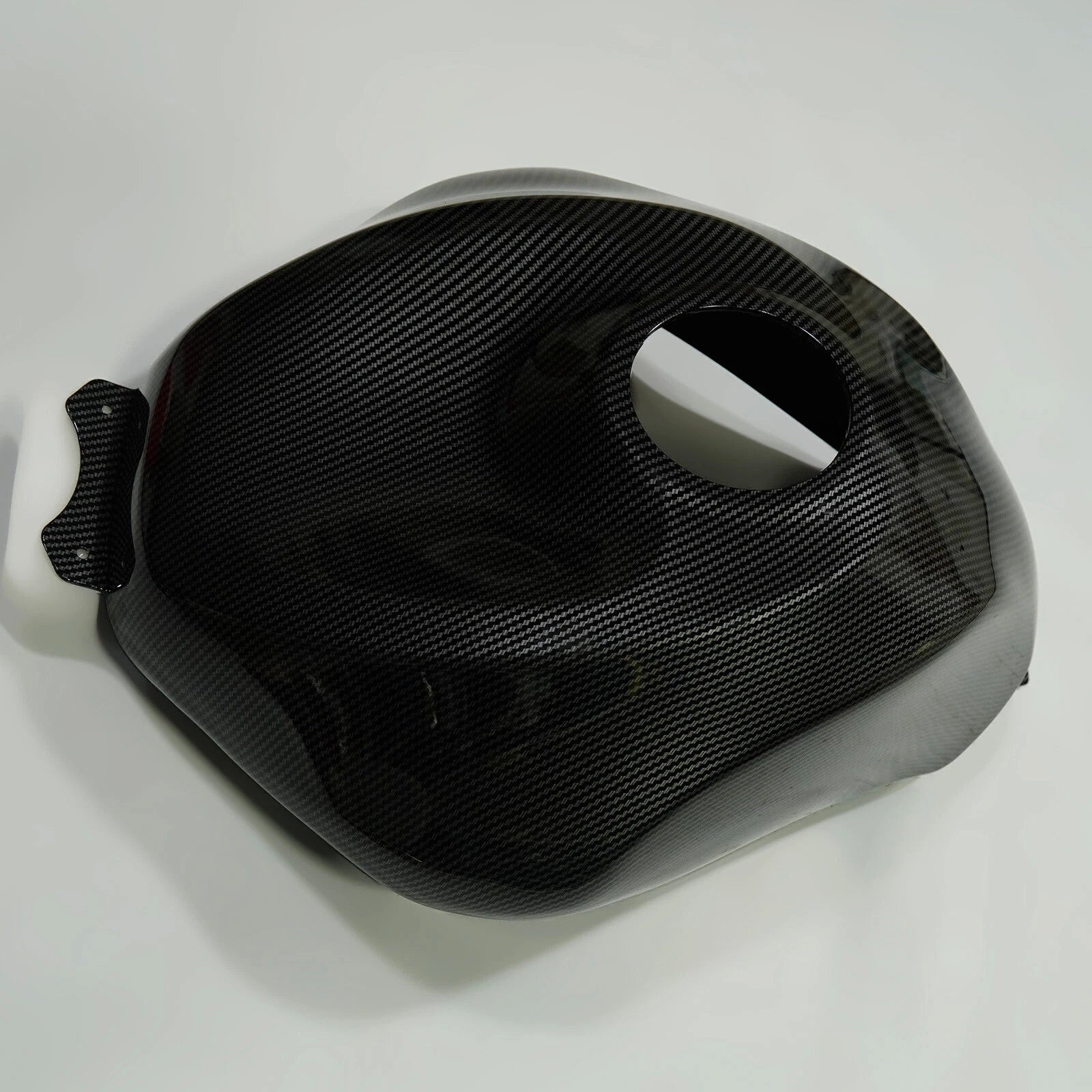 Carbon Fiber Painted Fuel Gas Tank Cover for Kawasaki Ninja ZX-6R (2009–2025)