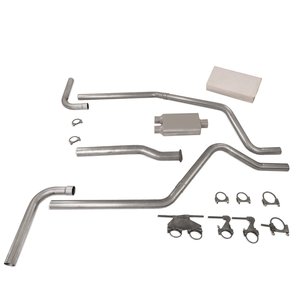 2.5" Dual Exhaust Kit for Dodge Ram 1500 (2019–2025) 2 Chamber Muffler