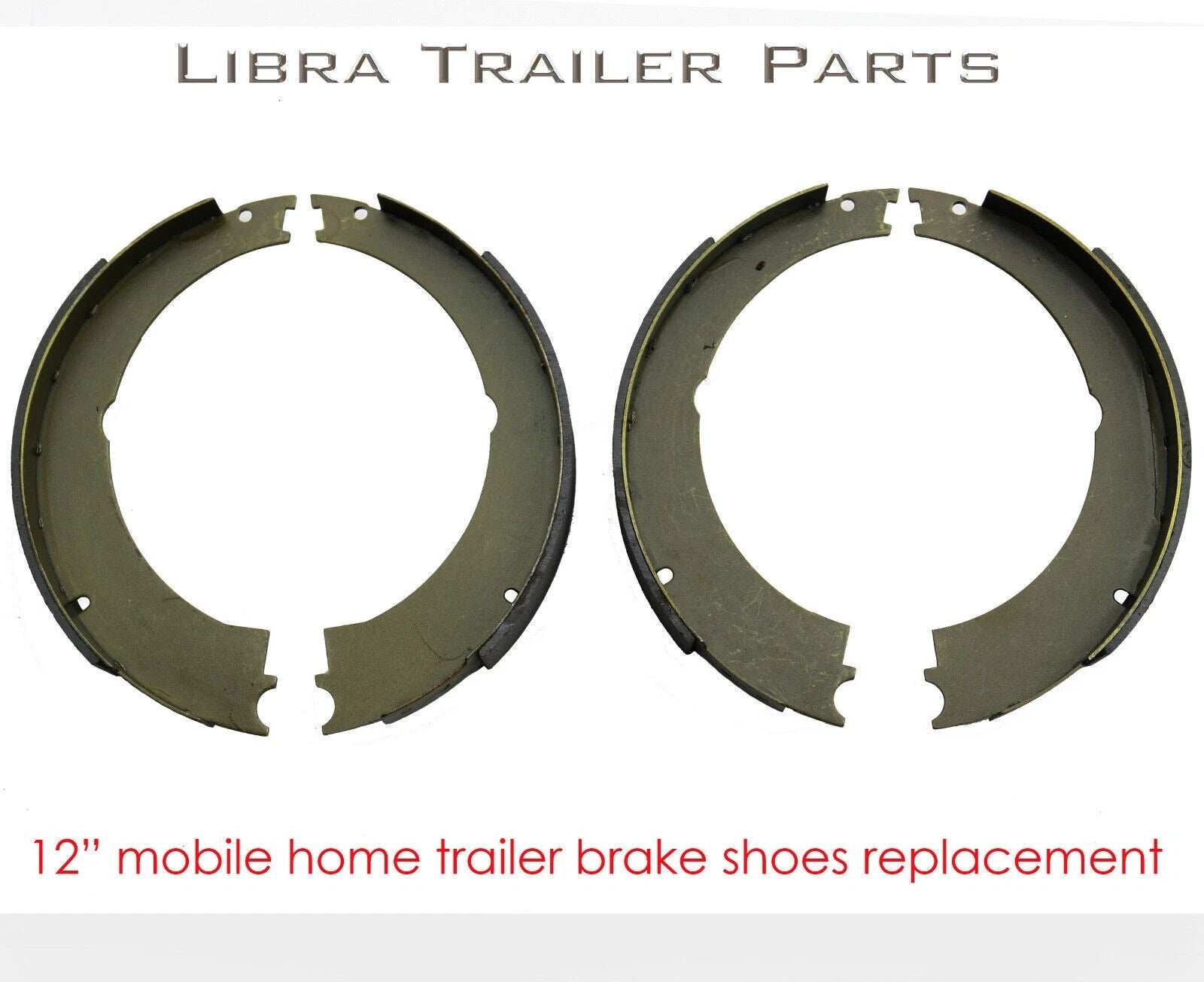 Set of 4 Brake Shoes Kits for Mobile Home (21032)