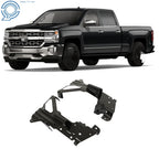 Set of 2 Front Bumper Inner Side Brackets for Chevrolet Silverado 1500 (2016–2018)