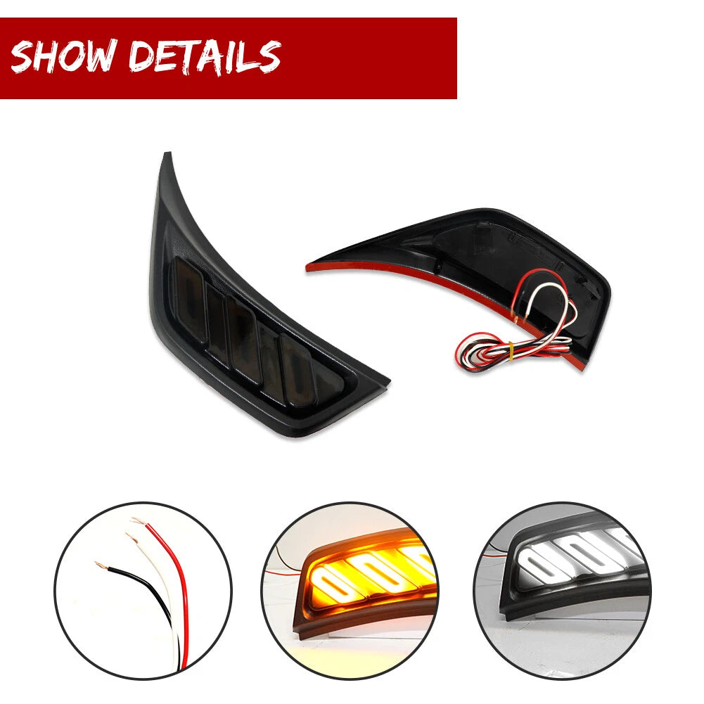 Front Fender Side Marker Light for Jeep Wrangler JL (2018–2024)