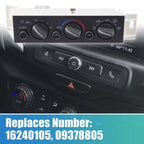 HVAC A/C Heater Climate Control Panel Switch for Chevy C1500, Tahoe (1995–2000)