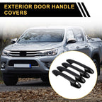 Set of 4 Exterior Door Handle Covers for Toyota Tacoma (2016–2023) Black
