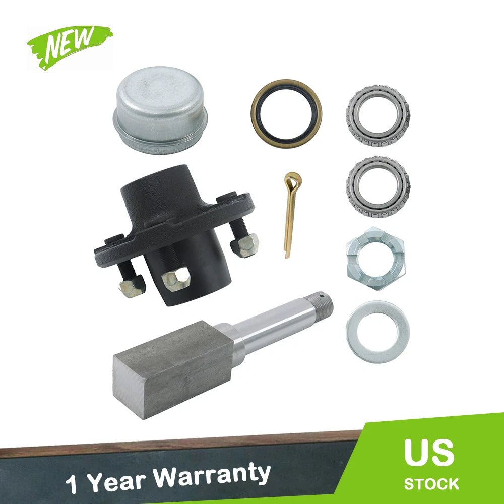 1 PCS Trailer Hub Assembly for 4 on 4' BT16 Spindle