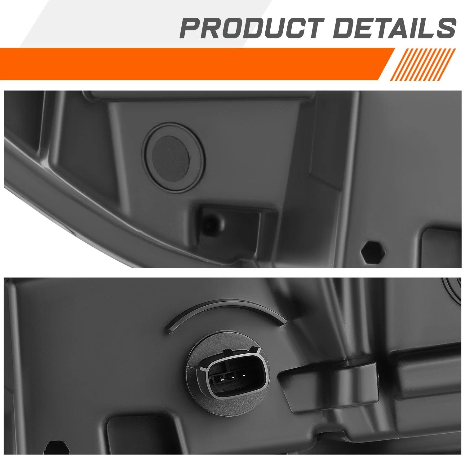 Tow Hook License Plate Mounting Bracket for Toyota Avalon (2013–2015)