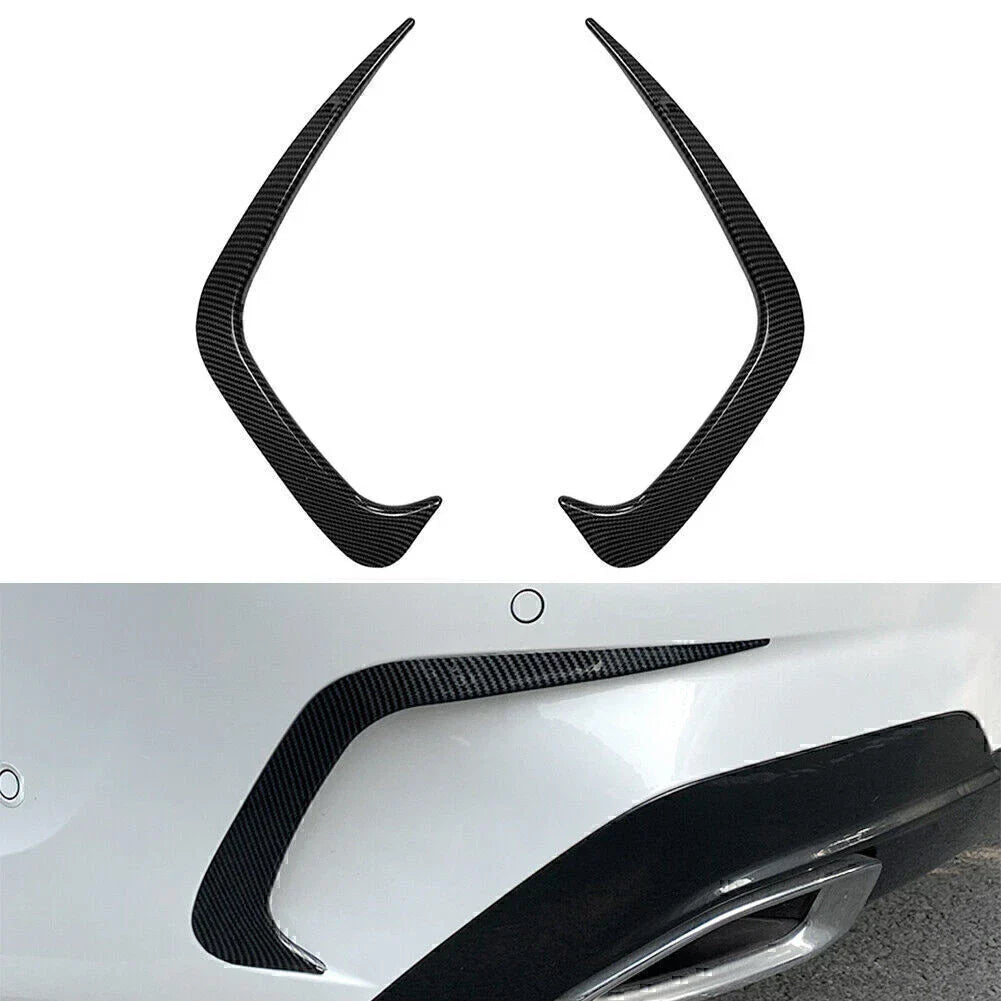 Carbon Fiber Rear Fog Light Eyebrow Cover Trim for BMW 3 Series (2019-2020)