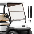 Front Windscreen Shield for EZGO TXT Medalist Golf Cart (1994–2014) Smoke Tinted