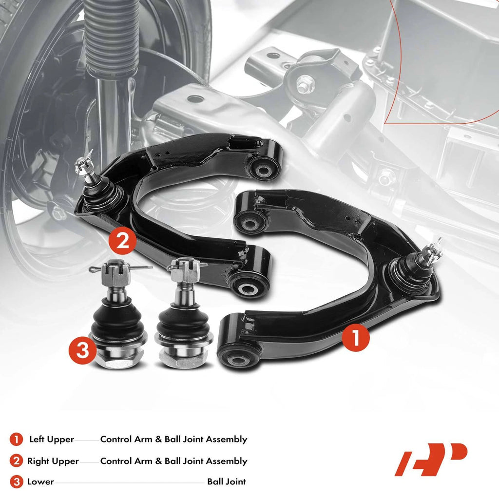Set of 4 Front Control Arm Ball Joints for Nissan Xterra Frontier (2000–2004)