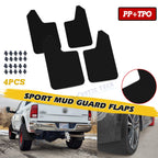 Black Splash Mud Flaps for Dodge Charger Challenger (2015–2023)