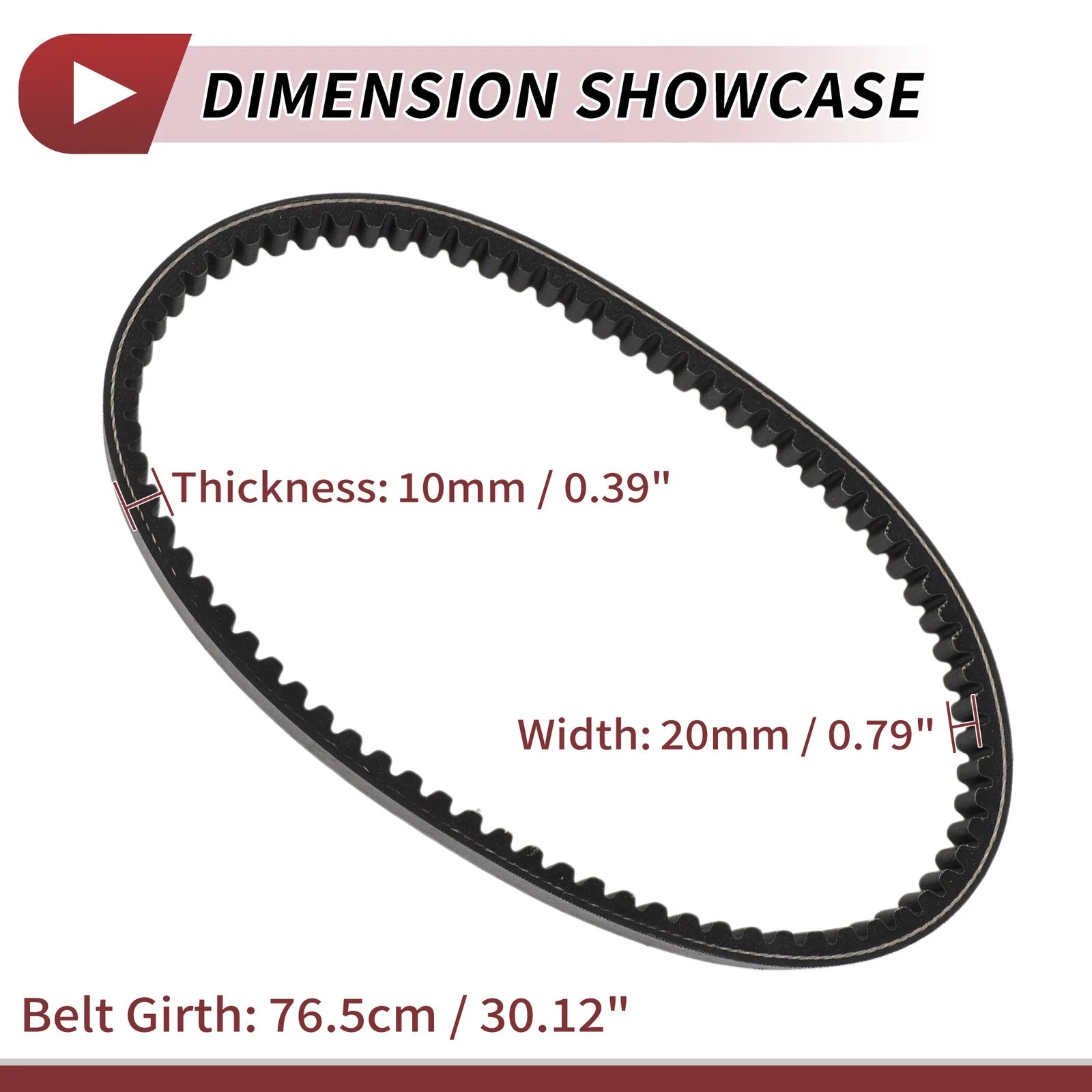 Drive Belt V-Belt No. 23100KCW880 for Honda Elite 125 (125cc)