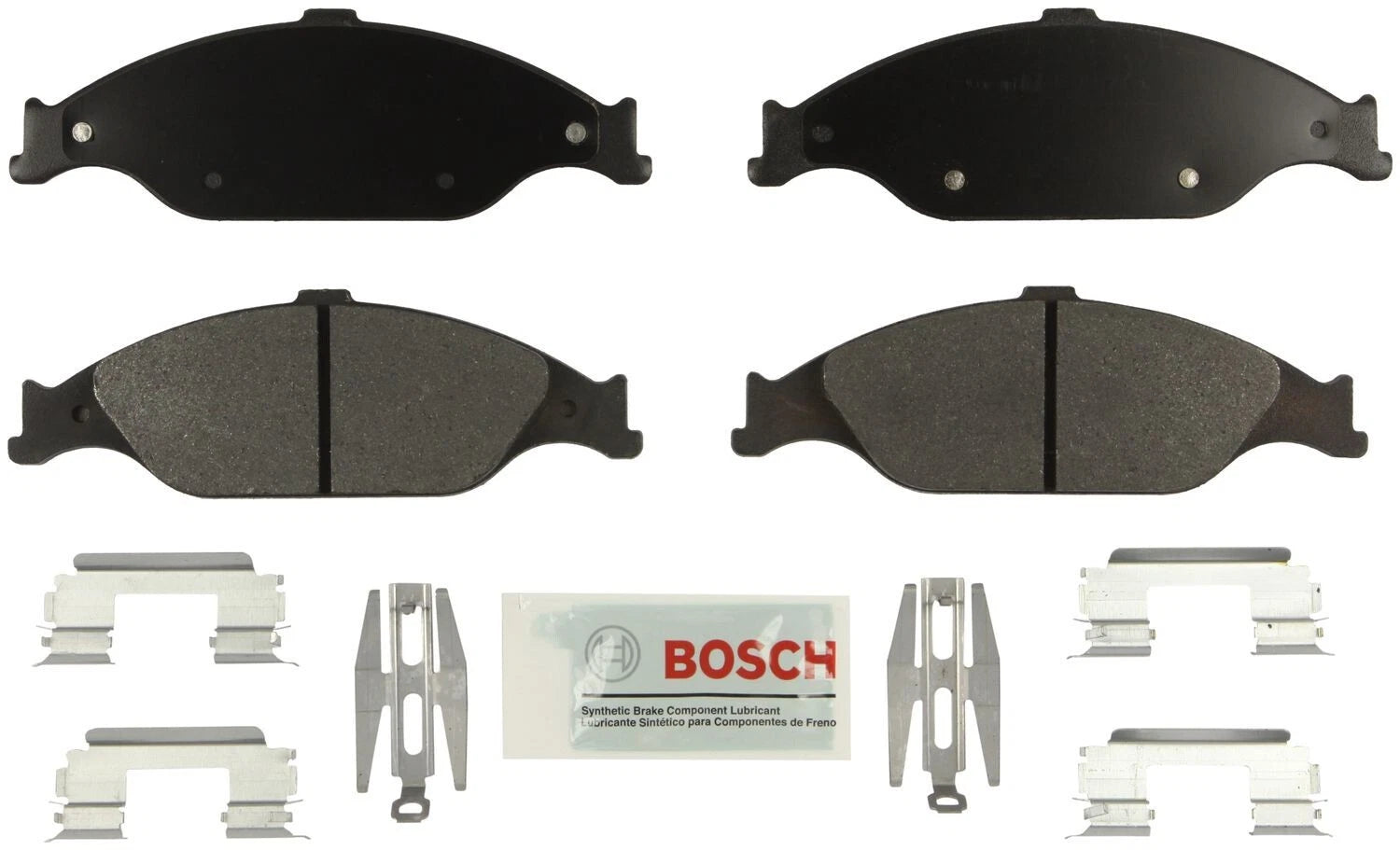 Front Blue Disc Brake Pads with Hardware for Ford Mustang (1999–2004) Bosch BE804H