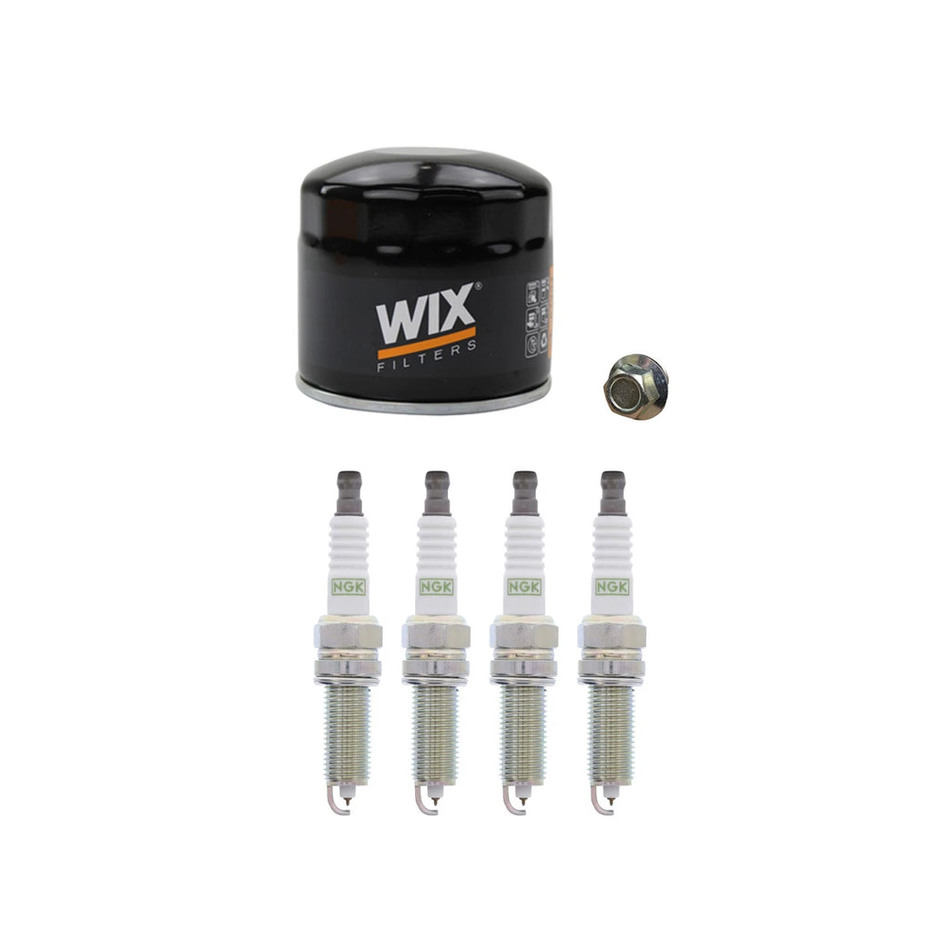 Wix Engine Oil Filter & NGK 4 G-Power Spark Plugs for Kia Rio 1.6L