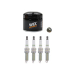 Wix Engine Oil Filter & NGK 4 G-Power Spark Plugs for Kia Rio 1.6L