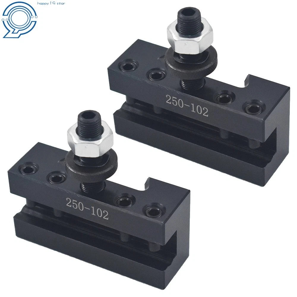 2 Pack Quick Change Tool Post Boring Turning Holder for CNC Lathe (250-102)