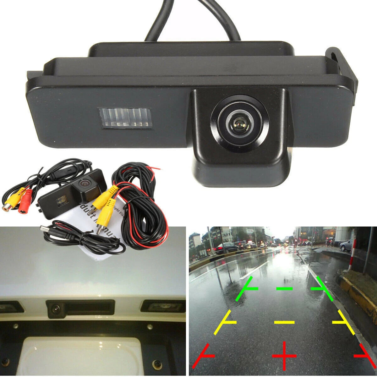 Set of 2 Reverse Rear View Cameras for VW Golf MK4 MK5 MK6 Passat CC Bora
