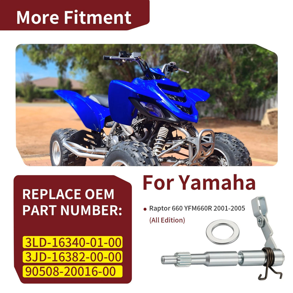 Clutch Actuator Lever Arm Push Shaft for Yamaha YFM 660R Raptor (2001–2005)