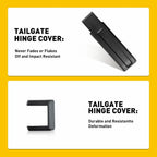 Tailgate Hinge Cover Trim for Jeep Wrangler JK (2007â2018)