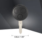 Keyless Entry Remote Key Fob 433MHz for Mercedes Benz Smart City Passion (2007–2014)