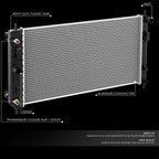 Factory Style Aluminum Core Radiator DPI2765 for Chevrolet Malibu (2004–2008)