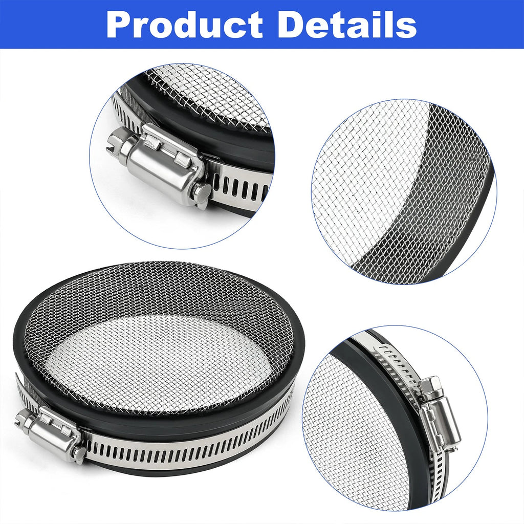 Turbo Inlet Grill Protector Guard Screen Mesh Air Inlet Filter 4" for