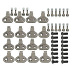 Stump Grinder Pocket & Teeth Kit for Barreto SG30 (16pcs, 2-1/4" Bolts)