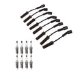 Denso Wire Set & 8 Iridium TT Spark Plugs for Chevy Pontiac 5.7 V8 (0.040)