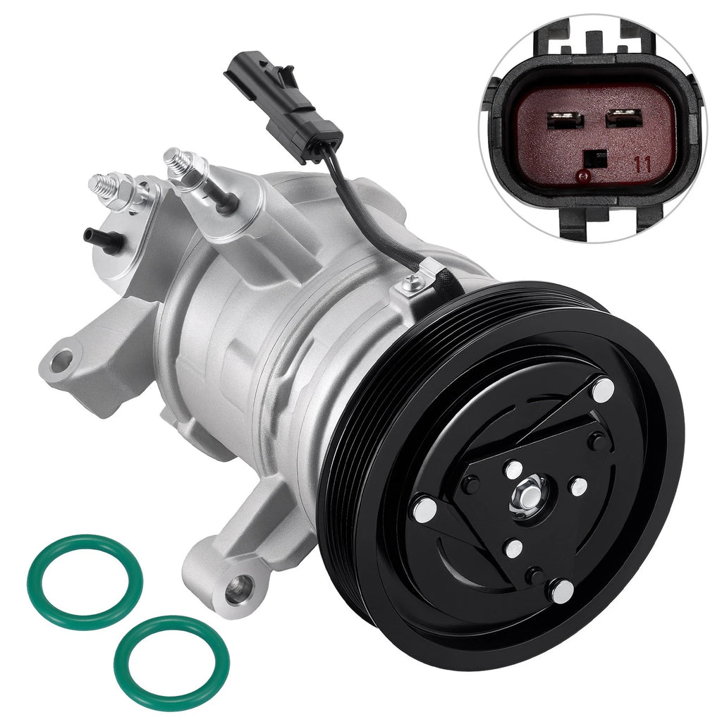 AC Compressor with Clutch for Ram 2500/3500 2010–2011 5.7L