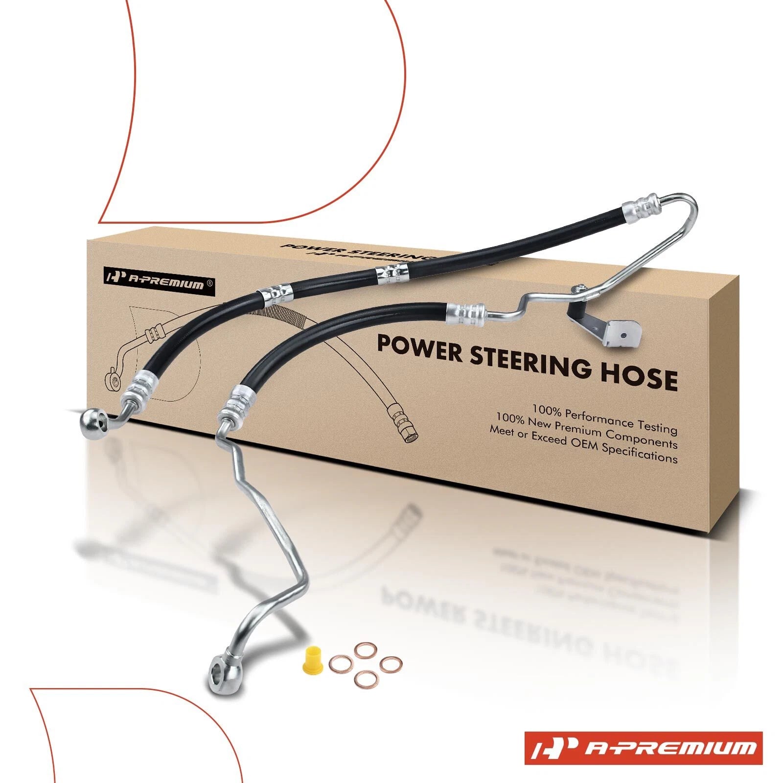 Power Steering Pressure Line Hose for BMW 525i 528i (2001–2007)