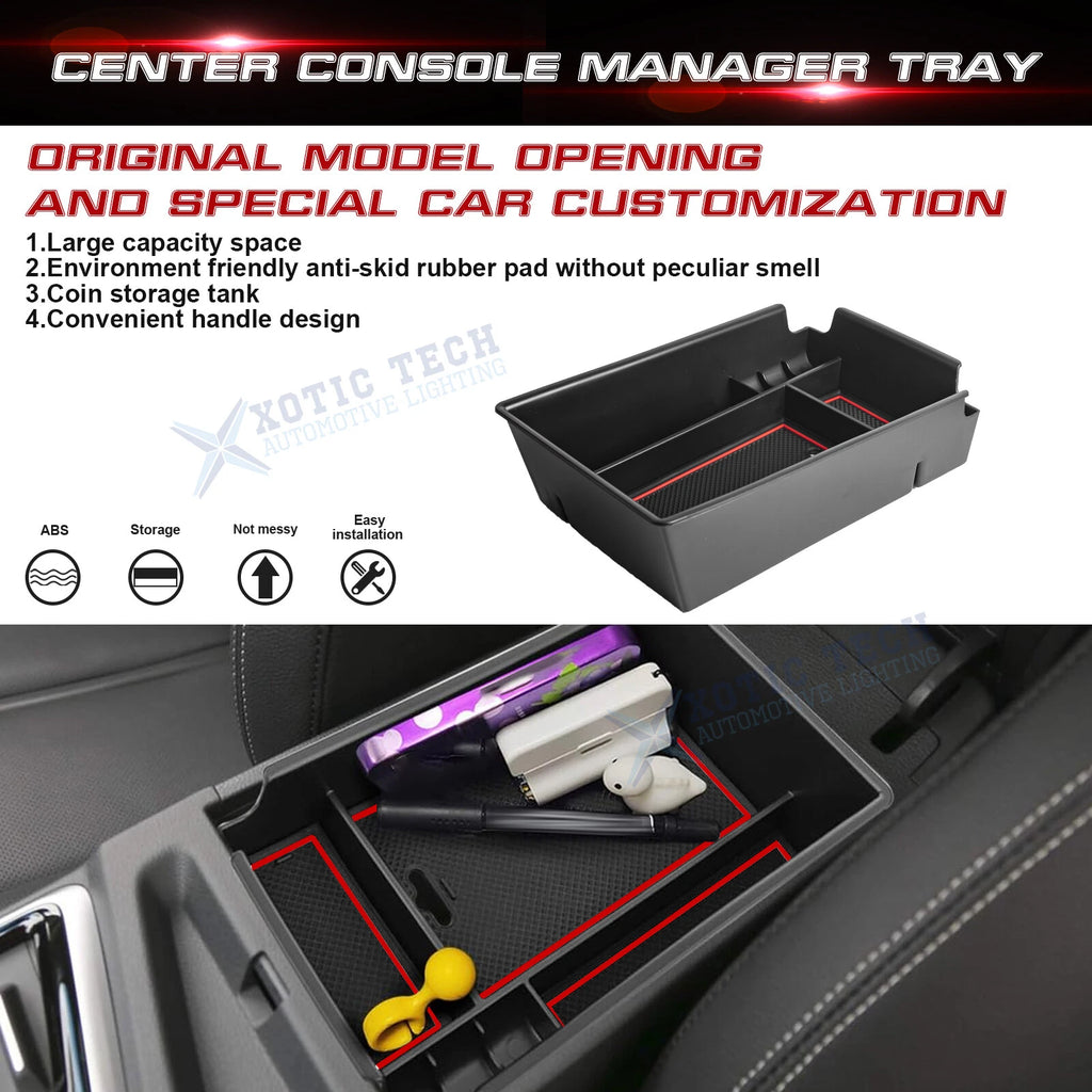 Console Armrest Box Storage Tray Holder for Hyundai Sonata N-Line (2020-2023)