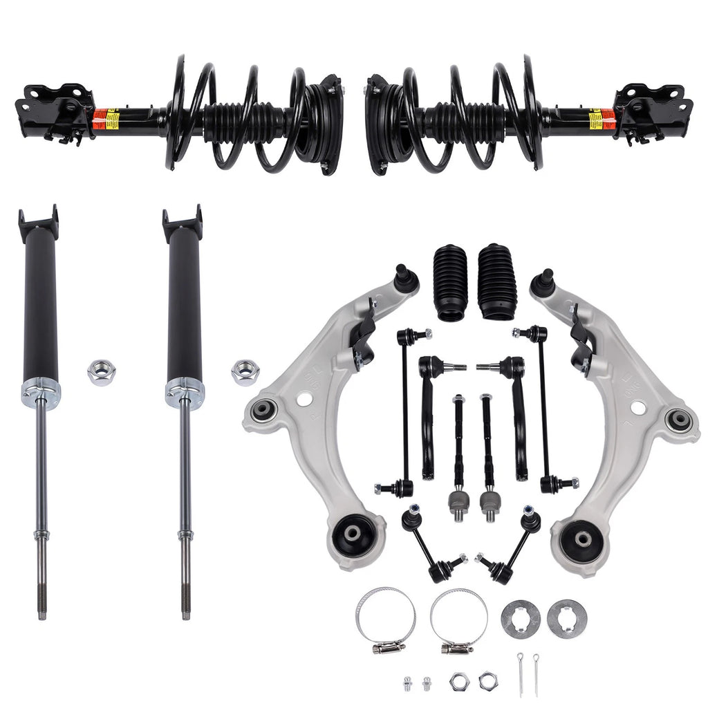 16pc Suspension Kit for Nissan Maxima 3.5 (2000–2003) - Struts, Shocks, Control Arms