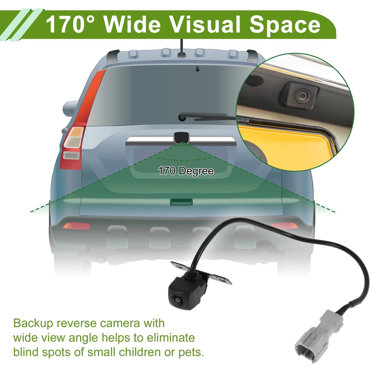 Rear View Backup Camera for Hyundai Santa Fe Sport (2013–2018) No. 95760-2W150