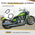 Throttle Cable A & B for Honda VTX1300C (2004–2009) 17910-MEM-670 17920-MEM-670