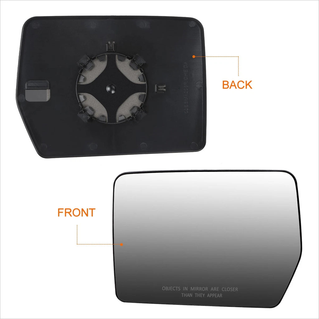 Left Side Manual Adjust Glass Mirror for Ford F150/Mark LT (2004–2014)