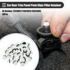 30 Pcs Door Trim Panel Push Clips Retainer for Chevrolet (No. 11519031)