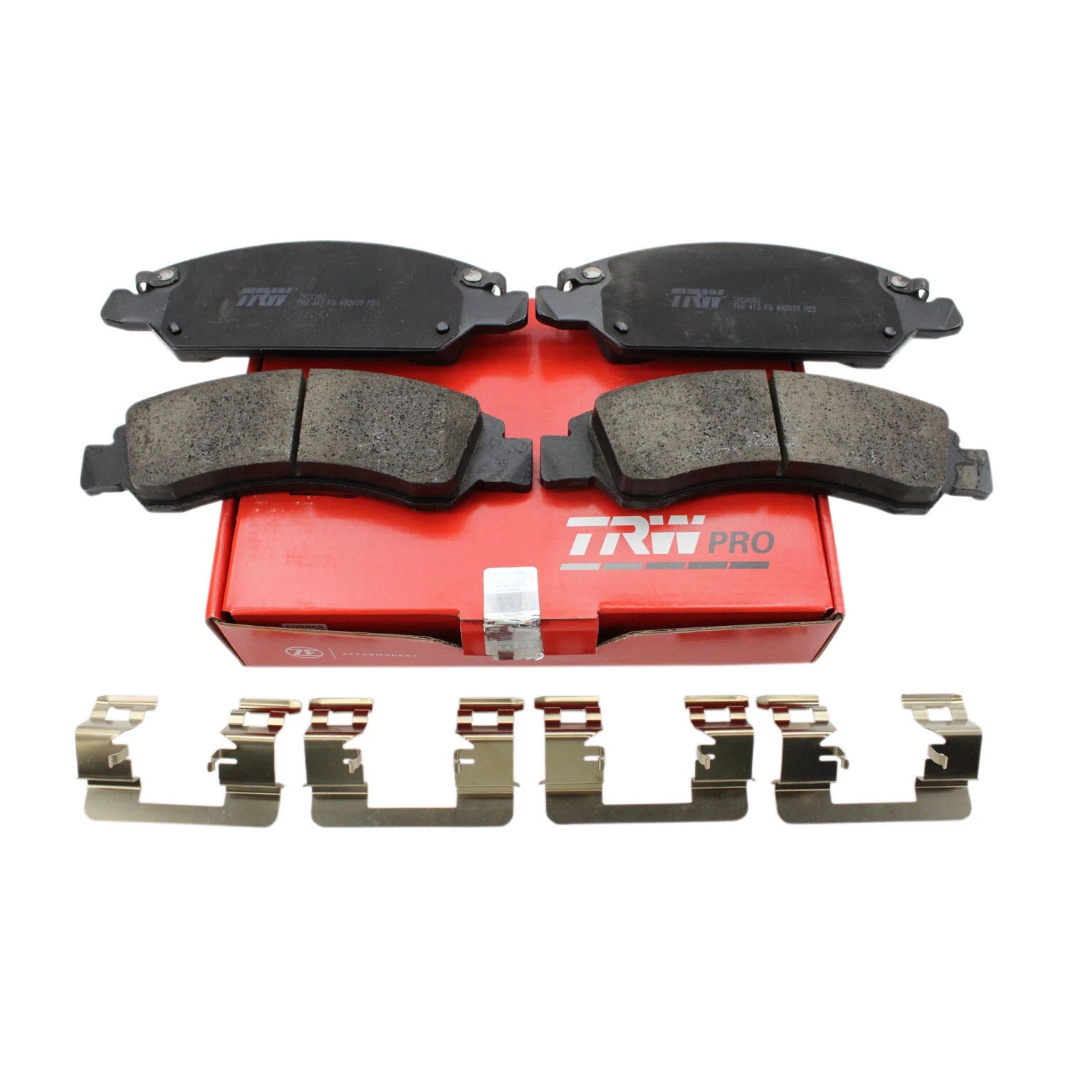 Set of 4 TRW Pro Front Ceramic Brake Pads for Chevy Tahoe GMC Yukon (2000–2023)
